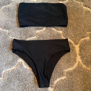 Black 2 piece bikini